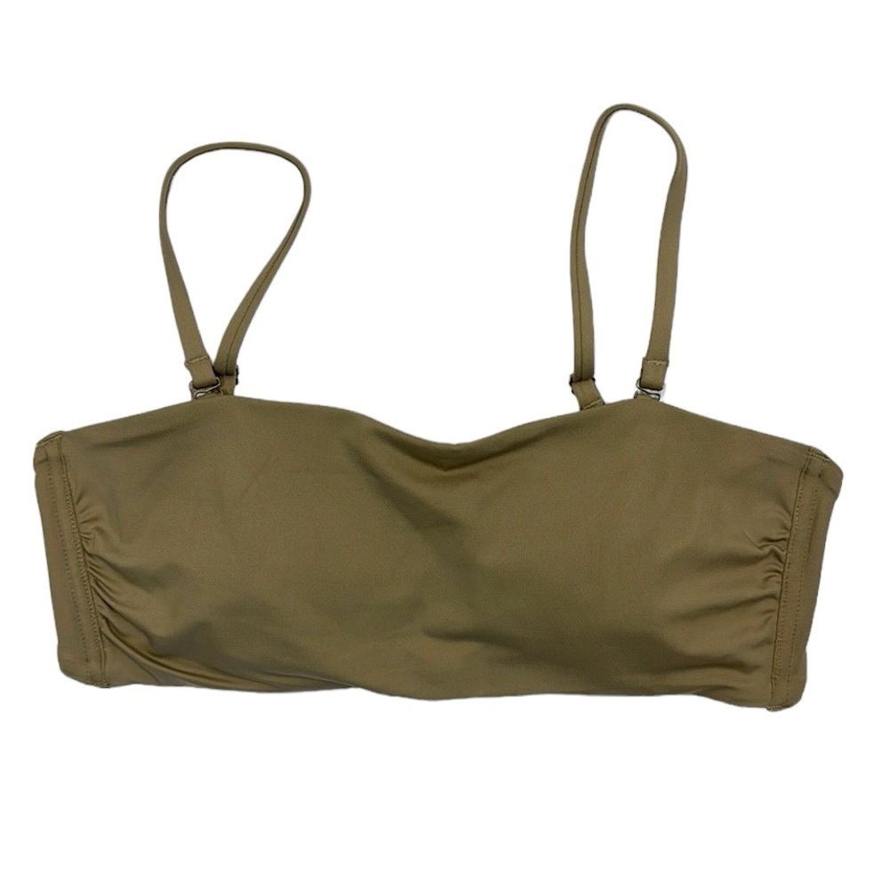 Andie Bikini‎ Top Women's M Olive Convertible Straps NWT The Bora Bora Top 7768